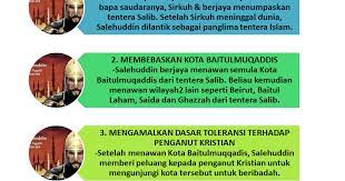 Beliau juga terkenal dalam kalangan nasrani dan muslim dengan kebolehannya sebagai ketua dan ketangkasannya. Blog Sejarah Stpm Baharu Blog Semekarcintaku Edisi Kemaskini Sumbangan Salehuddin Al Ayyubi
