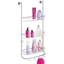 Get it tomorrow, jun 24. Mdesignover Door Bathroom Tub Shower Caddy Hanging Storage In Chrome 7 25 X 18 X 35 2 By Mdesign Dailymail
