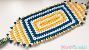 Cizgili Uzun Lif Modeli Yapilisi Hunerliparmaklar Orgu Boncuk Tig Desenleri Baby Knitting Patterns