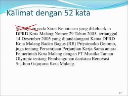 Simak contoh kalimat kata sifat dalam bahasa inggris. Kalimat Efektif Felicia N Utorodewo Ppt Download