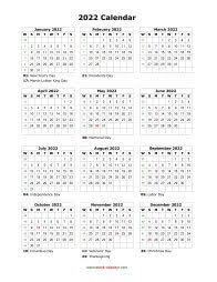 2022 calendar templates & images. Blank Calendar 2022 Free Download Calendar Templates