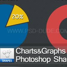 Chart And Graph Vector Photoshop Shapes Psddude