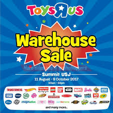 The flash sale guys big branded toys warehouse sale up to 90% off at atria shopping gallery from 29 april 2021 until 2 may 2021. Toys R Us Warehouse Sale 2017 Until 9 October Trailsshoppers Online Malaysia Sale Shopping Warehouse Discount