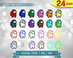 24 Among Us Character Svg Among Us Shirt Svg Among Us Cup Etsy In 2021 Svg Silhouette Cameo Projects Vinyl Print Decals