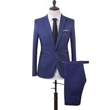 Offering the very best in contemporary craftsmanship and modern design, our men's slim fit suits will ensure that you achieve a streamlined silhouette. Men Slim Fit Formal Business Tuxedos Suit Coat Pants Party Wedding Prom Buy From 20 On Joom E Commerce Platform