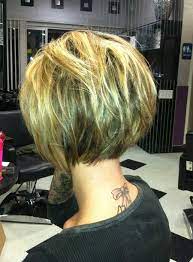 Rear view of the short stratified hair this is another type of back view that is used for bobs, but for the shorter, because it has just enough volume to make the haircut look beautiful. 22 Hottest Short Hairstyles For Women 2021 Trendy Short Haircuts To Try Hairstyles Weekly