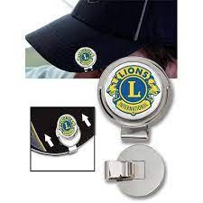 G1705 Golf Hat Clip Ball Marker Lions Clubs New Zealand