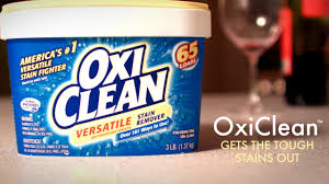 Let that sit for about an hour, then vacuum it up. Oxiclean Versatile Stain Remover Removing Upholstery Stains