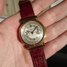 For Sale Extremely Rare Vacheron Constantin Ref 4075 In 18k Yellow Gold With 3 Tone Sector Dial In Incredible Lik Vintage Watches Watches For Men Leather Watch