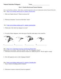 Documents similar to natural selection webquest 2. Natural Selection Web Quest