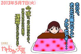 きょう ７日 は 晴れたり曇ったり 小谷村や北アは曇りがちで 時おり雪や雨が降る天気 日中の気温は 大町や白馬の市街地でもほぼ１０度以下で推移 風も強めで寒い一日に 夜は厳しい冷え込みが戻り 市街地でも０度前後に 飯山 北風 諏訪市