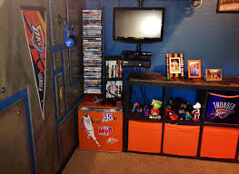Okc Thunder Bedroom Nba Bedroom Basketball Bedroom Bedroom Makeover