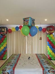 Decoration Ideas For 5th Birthday Party At Home Paw Patrol Party Balloon Arch We Did For Our Sons 5th Birthday Paw Party Paw Patrol Party Decorations Paw Patrol Birthday Decorations