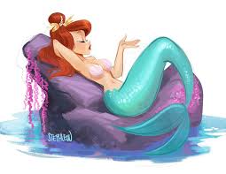 Pin By Cecilia Barbosa Torres On Animation Characters Design Mermaid Disney Mermaid Drawings Disney Drawings