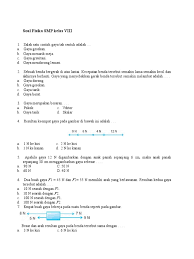 Soal Gaya Percepatan Kelas 8