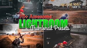 Welcome to avijit the genius 🌟 🚀learn how to make this awesome free fire inspired thumbnail on android. 70 Awesome Ligtroom Presets For Pubg Free Fire Thumbnails