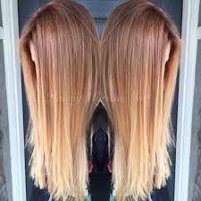 Copper Blonde Color Melt Color Melting Hair Baylage Hair Blonde Color Melt
