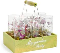 Panier 6 Verres En Verre Garden Garden Maison Du Monde Verre Vaisselle