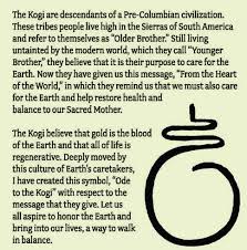 Black Blood Of The Earth Kogi Cosmology Gold Is The Blood Of The Earth Lost City World Colombia