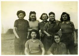 Tollesbury girls. L-R back 1. Joan Willsmore, ...