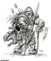 Black And White Warriors Characters Infected By Art Art Gallery Michael Rechlin Viking In Concept Art Illustration Black White Warrior Drawing Fantasy Art Women Art