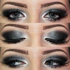 Neutral High Top Sneakers Makeup Eye Makeup Silver Smokey Eye