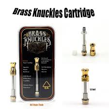 Buy brass knuckles vape, brass knuckles cart, gorilla glue cartridge, weed cart, dab carts, 420 vape oil online at a 30% on bulk orders. Brass Knuckles Abracadabra Connected Gold Cartridges 1 0ml Ceramic Coil Dual Cotton Coil 510 Vape Tank No Fluid Wish