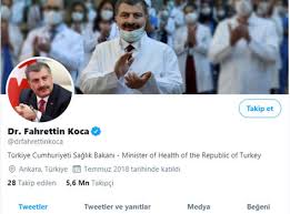Sağlık bakanı fahrettin koca, sosyal medya hesabı. Bakan Koca Twitter Da Kullandigi Kapak Fotografini Degistirdi Saglik Haberleri