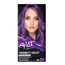 Best professional permanent purple hair dye. Splat Midnight Violet Hair Dye Semi Permanent Purple Hair Color Walmart Com Walmart Com