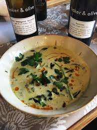 Simple Tom Kha With Coconut Ginger Mint Lemon Chicken Bone Broth Soup Bone Broth Soup Bone Broth Soup Recipes Soup Recipes