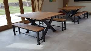 Check spelling or type a new query. Industrial Based Dining Tables From Recycled Steel And Iron With Oak Tops