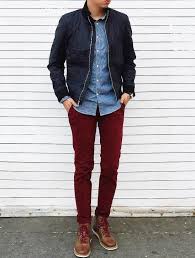 How To Wear Burgundy Pants Pocket Stylist