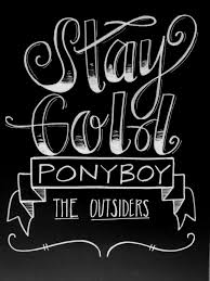 To not let all the troubles of life overshadow the simple joys. Stay Gold Quotes Quotesgram