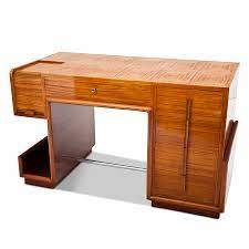 Classic art deco desk with eight beautiful feet. Art Deco Schreibtisch Frankreich 1940er