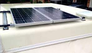 Pop up camper solar panel. 200 Watts Of Solar Panels On Our Pop Up Camper Runs A Cpap Machine Heated Mattress Pads And Charges Devices On Pop Up Camper Camper Hacks Camper Makeover