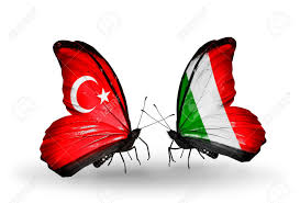 Wählen sie aus erstklassigen inhalten zum thema türkei flagge in höchster qualität. Zwei Schmetterlinge Mit Flaggen Auf Den Flugeln Als Symbol Der Beziehungen Zwischen Der Turkei Und Italien Lizenzfreie Fotos Bilder Und Stock Fotografie Image 24284037