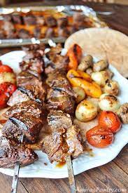 1 medium yellow onion, quartered · 2 garlic cloves · 1 whole bunch parsley, stems removed (about 2 packed cups parsley leaves) · 1 lb ground beef . Shish Kabob Kebab Recipe Amira S Pantry