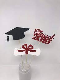 Graduation Party Decorations 2021 Graduation Centerpiece Etsy Graduation Party Decor Graduation Center Pieces Graduation Party
