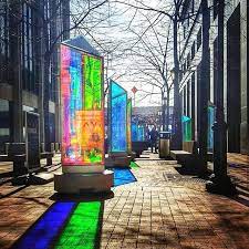 What Prismatica An Interactive Art Trail Of 25 Giant Kaleidoscopes Visitors Can Spin Each Of The In Interactive Art Installation Interactive Art Outdoor Art