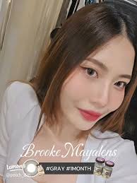คอนแทคเลนส์ Mayalens รุ่น Brooke สีเทา สวยปังและใส่สบาย