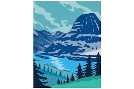 Top 10 hikes in glacier national park explore. Glacier National Park And Kintla Lake Graphic By Patrimonio Creative Fabrica