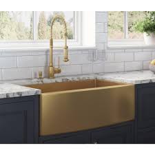 ruvati farmhouse apron front stainless
