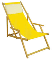 Liegestuhl Deckchair Gelb Klappbare Sonnenliege Gartenliege Strandstuhl Gartenmobel In 2020 Liegestuhl Holz Liegestuhl Stuhle