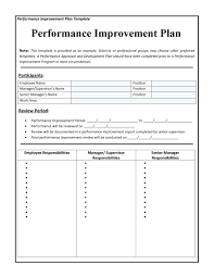 A good product and a solid business plan. 43 Free Performance Improvement Plan Templates Examples