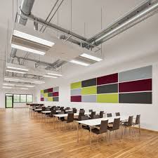 Cafeteria Kantine Gruppentische Offene Gestaltung Wandgestaltung Wandgestaltung Wand Einrichtung