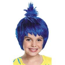 Disney Joy Inside Out Blue Costume Wig