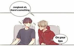 Vkook Food Kiss 3 Vkook Fanart Taekook Fan Art