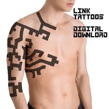 Link Zelda Tattoo Designs for Cosplayers. Digital Download. - Etsy