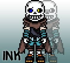 Knife pistol machine gun chain gun entities: Ink Sans Sprite By Vignitio On Deviantart
