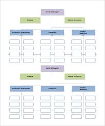 Functional Organizational Chart Template Cross Functional